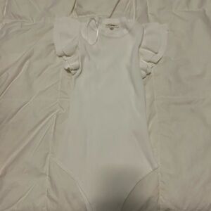 Ruffle one piece top